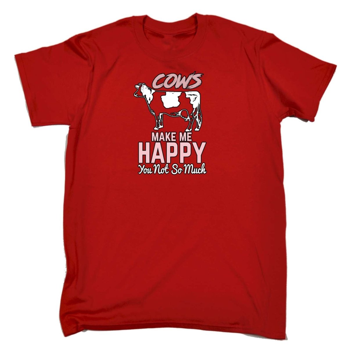 Cows Make Me Happy You Not So Much - Mens Funny T-Shirt Tshirts - 123t Australia | Funny T-Shirts Mugs Novelty Gifts