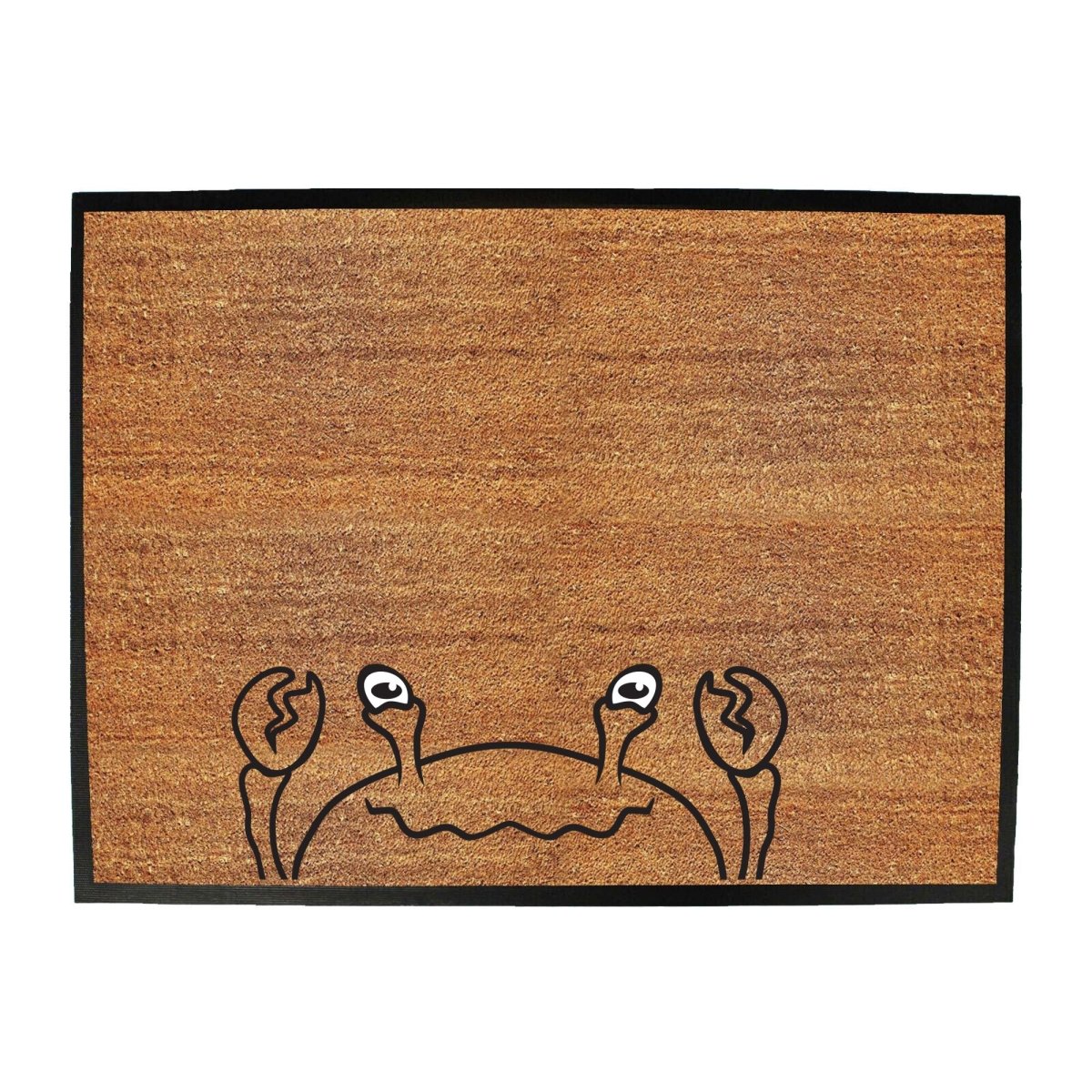 Crab Animal Face Ani Mates - Funny Novelty Doormat Man Cave Floor mat - 123t Australia | Funny T-Shirts Mugs Novelty Gifts