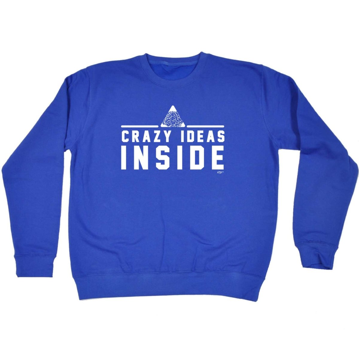 Crazy Ideas Inside - Funny Novelty Sweatshirt - 123t Australia | Funny T-Shirts Mugs Novelty Gifts