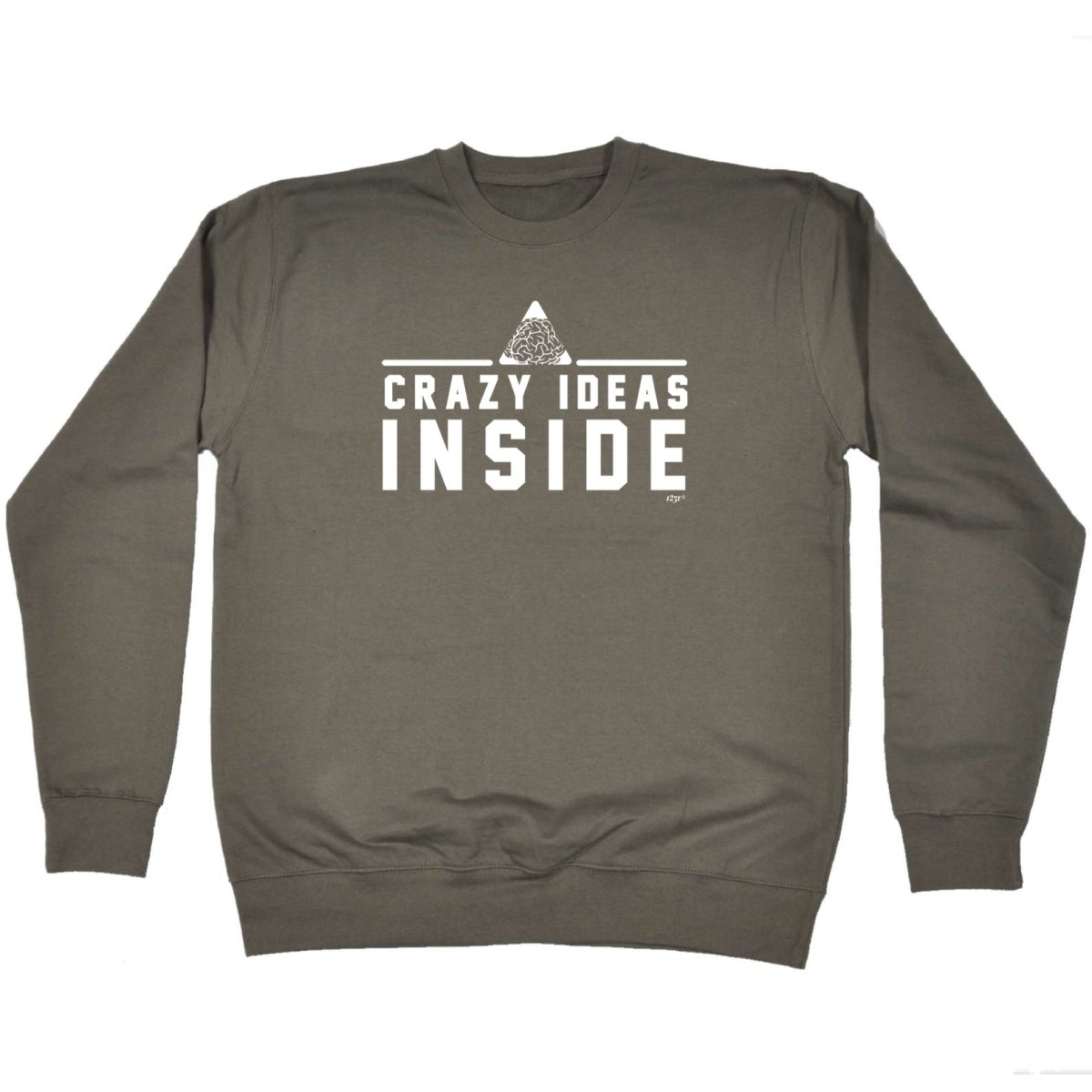 Crazy Ideas Inside - Funny Novelty Sweatshirt - 123t Australia | Funny T-Shirts Mugs Novelty Gifts