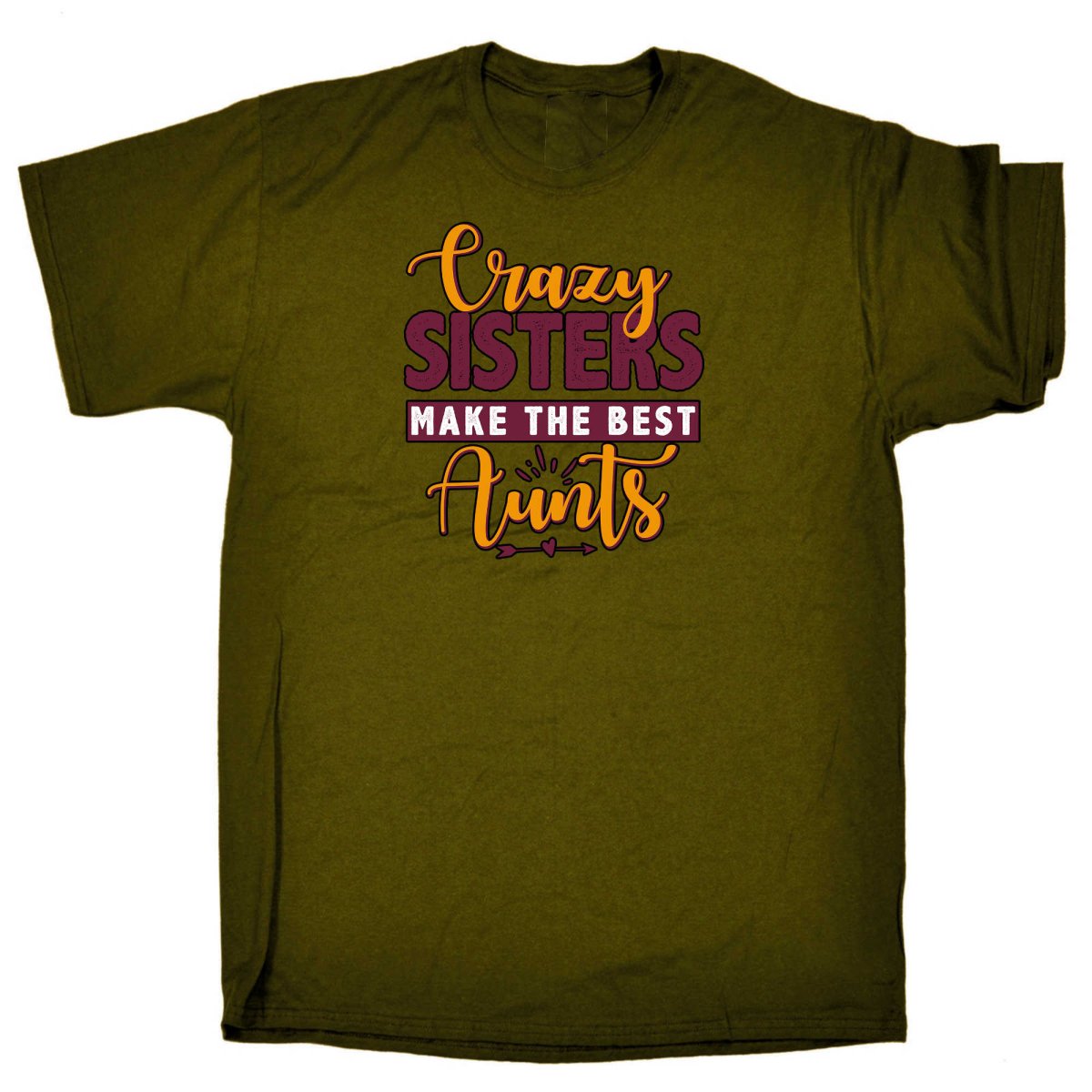 Crazy Sisters Make The Best Aunts Auntie - Mens Funny T-Shirt Tshirts - 123t Australia | Funny T-Shirts Mugs Novelty Gifts