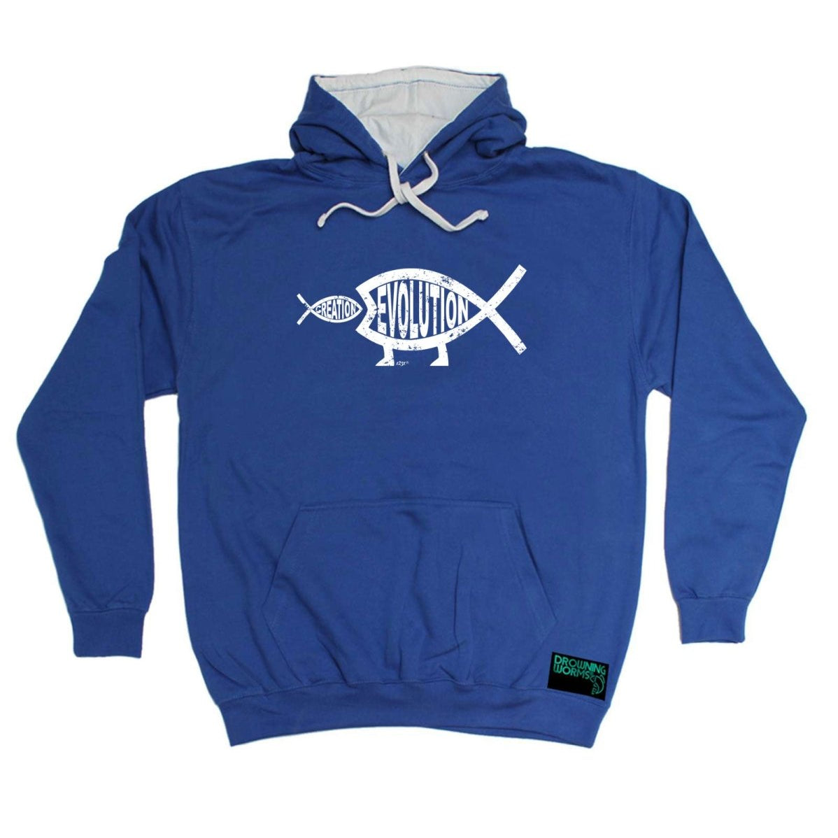 Creation Evolution Fish - Funny Novelty Hoodies Hoodie - 123t Australia | Funny T-Shirts Mugs Novelty Gifts