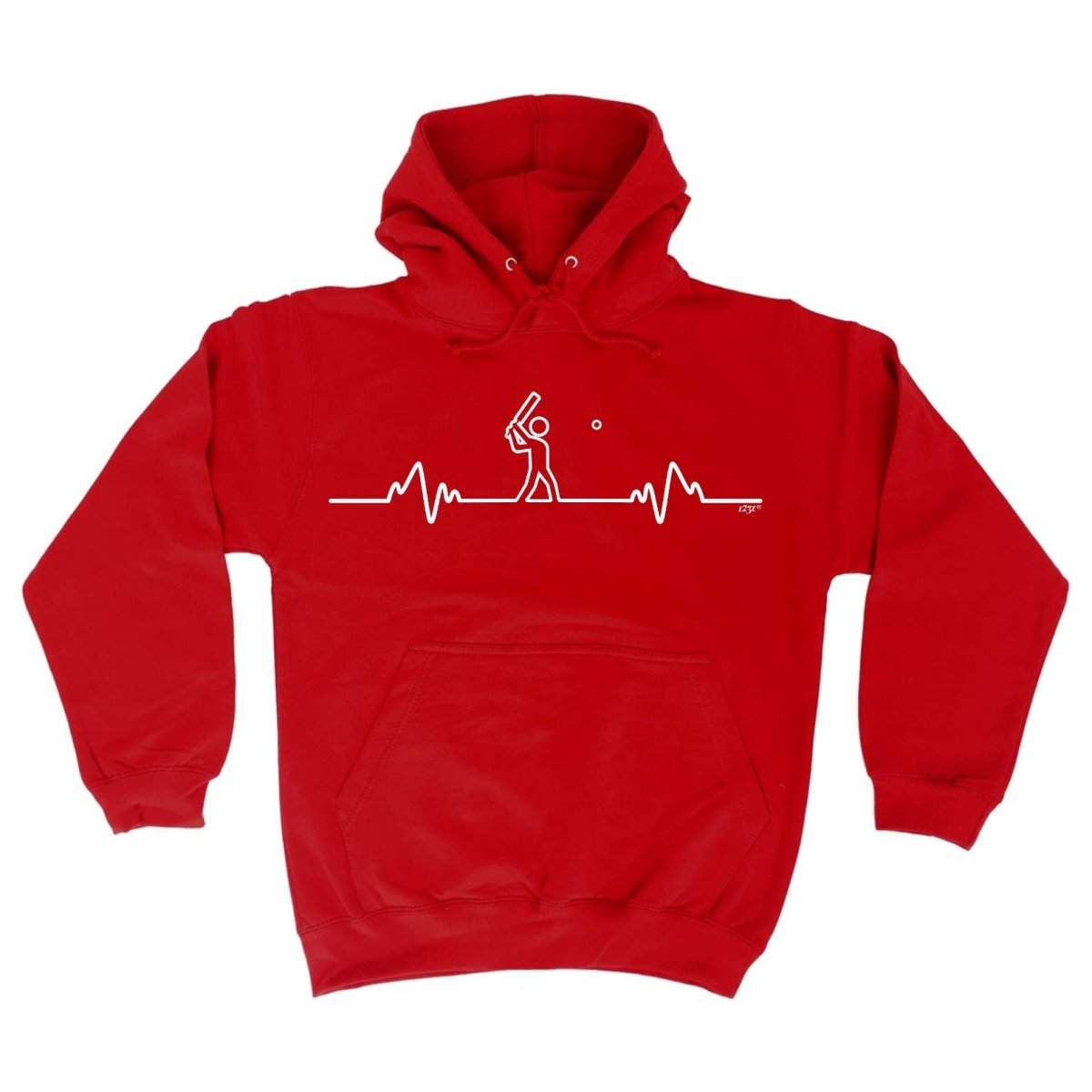 Cricket Pulse - Funny Novelty Hoodies Hoodie - 123t Australia | Funny T-Shirts Mugs Novelty Gifts