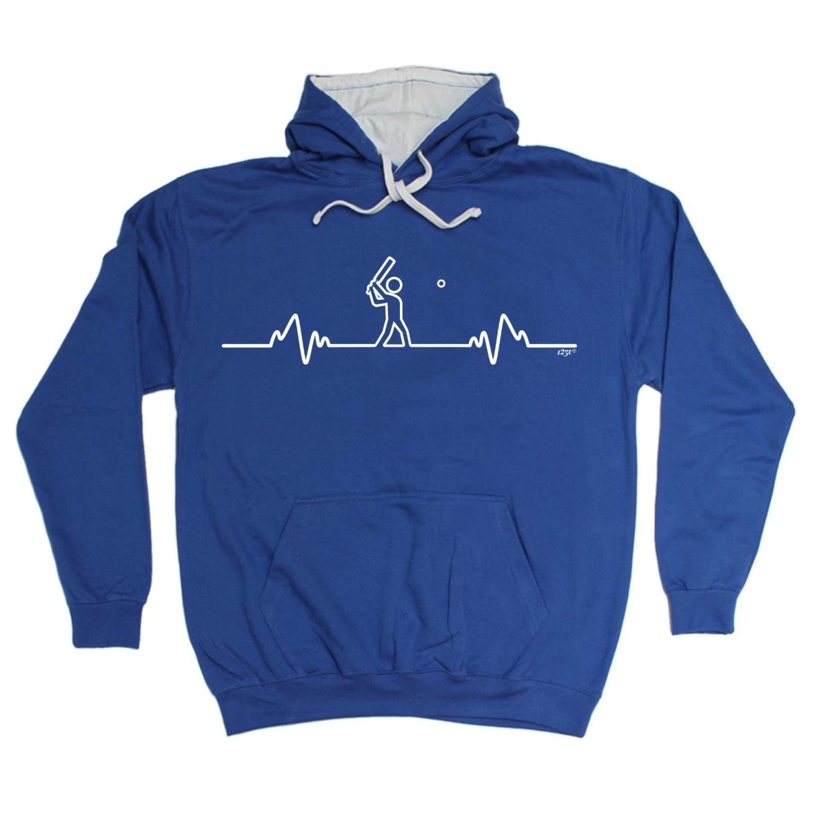 Cricket Pulse - Funny Novelty Hoodies Hoodie - 123t Australia | Funny T-Shirts Mugs Novelty Gifts