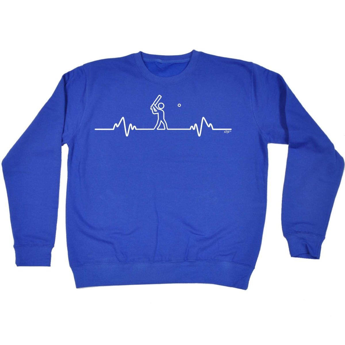 Cricket Pulse - Funny Novelty Sweatshirt - 123t Australia | Funny T-Shirts Mugs Novelty Gifts