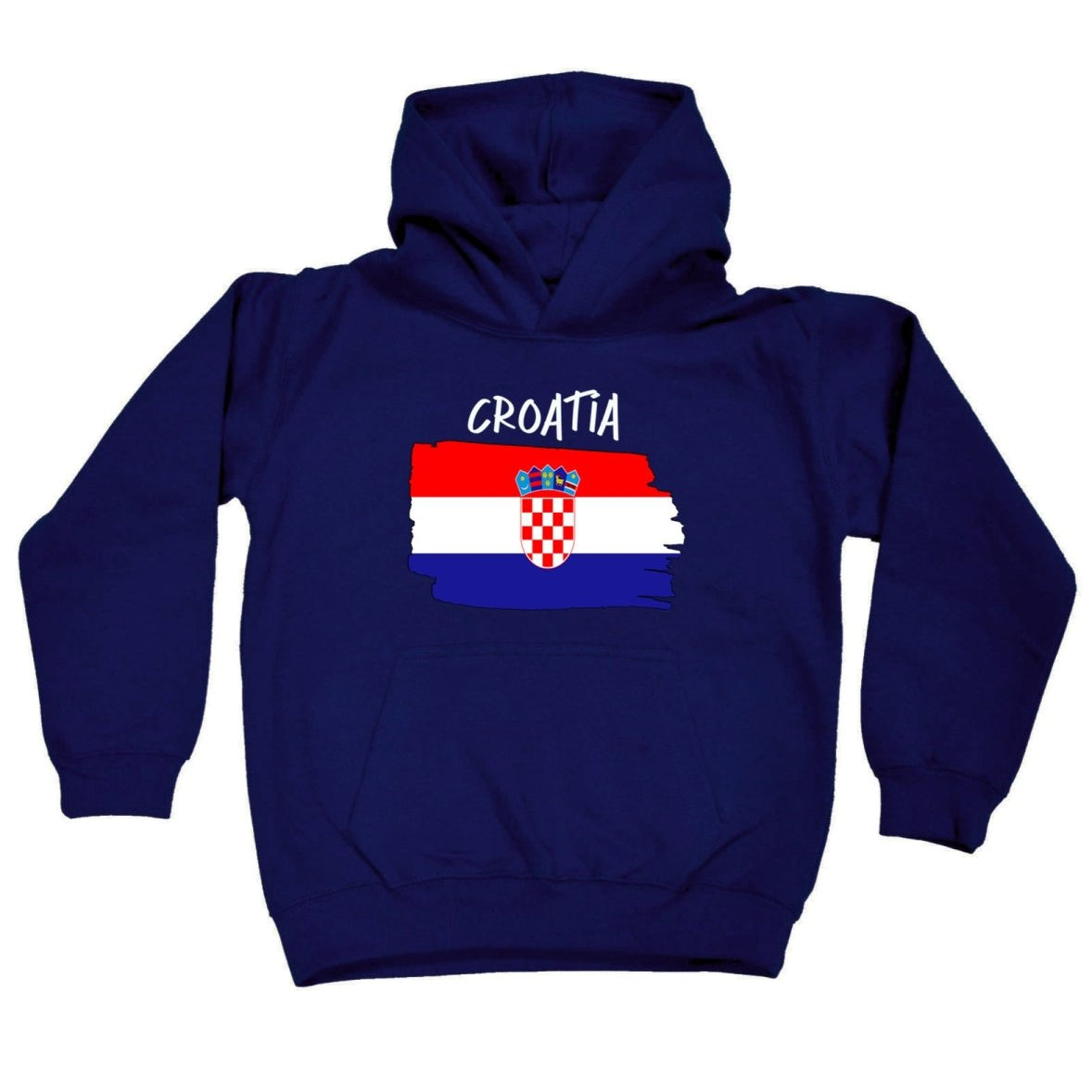 Croatia Country Flag Nationality - Kids Children Hoodie - 123t Australia | Funny T-Shirts Mugs Novelty Gifts