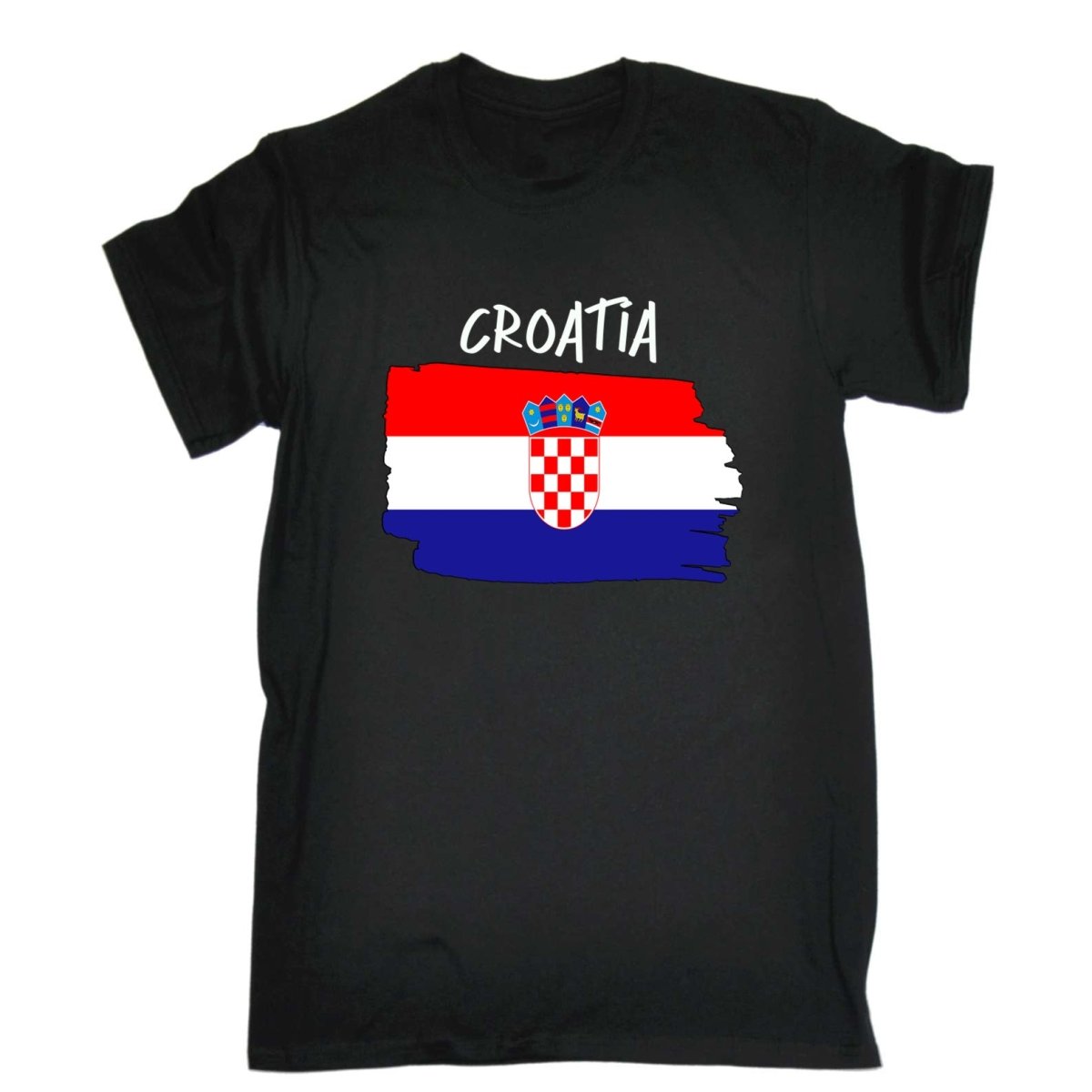 Croatia - Country Flag Nationality Mens T-Shirt T Shirt Tshirts - 123t Australia | Funny T-Shirts Mugs Novelty Gifts