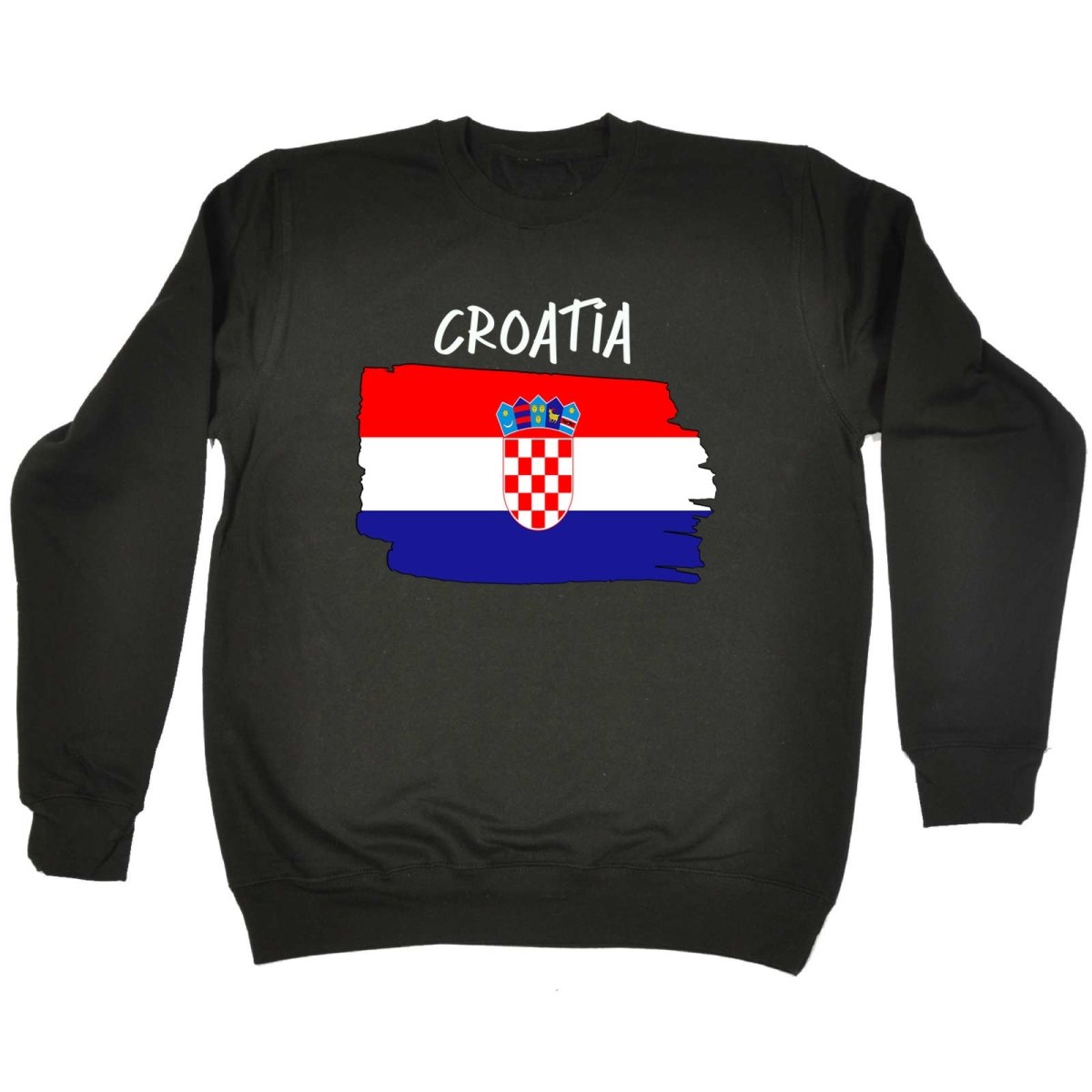 Croatia Country Flag Nationality - Sweatshirt - 123t Australia | Funny T-Shirts Mugs Novelty Gifts