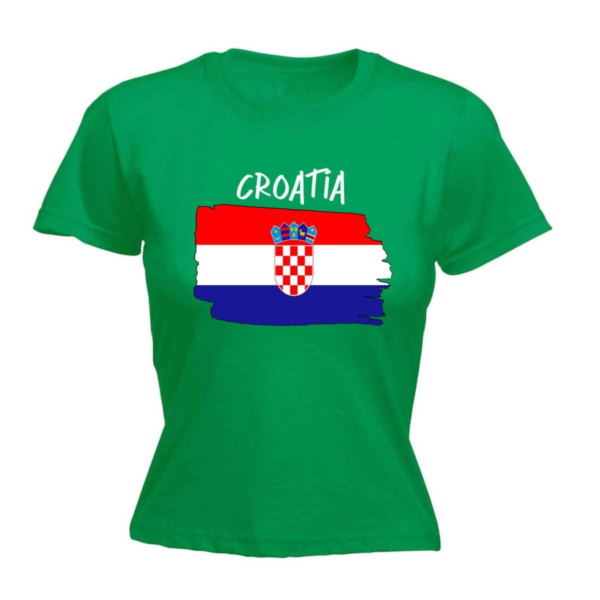 Croatia Country Flag Nationality - Womens T-Shirt T Shirt Tshirt - 123t Australia | Funny T-Shirts Mugs Novelty Gifts
