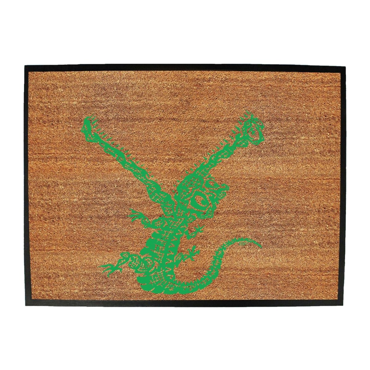 Crocodile Bite - Funny Novelty Doormat Man Cave Floor mat - 123t Australia | Funny T-Shirts Mugs Novelty Gifts