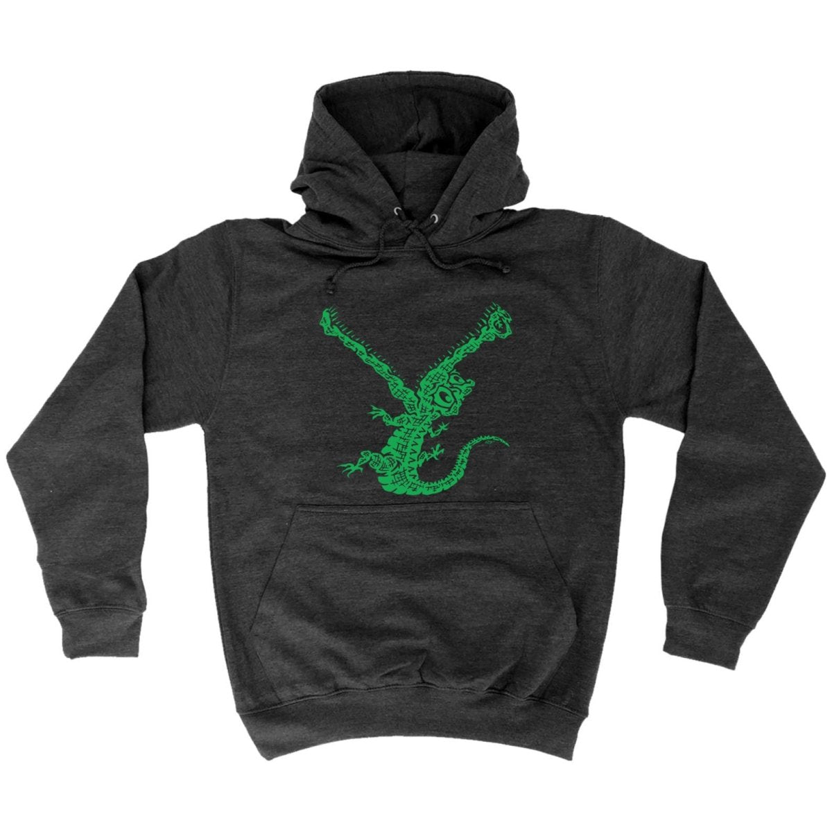 Crocodile Bite - Funny Novelty Hoodies Hoodie - 123t Australia | Funny T-Shirts Mugs Novelty Gifts