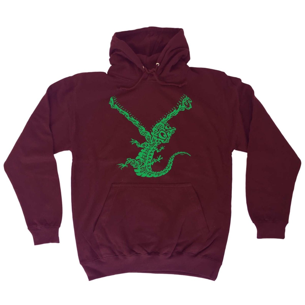 Crocodile Bite - Funny Novelty Hoodies Hoodie - 123t Australia | Funny T-Shirts Mugs Novelty Gifts