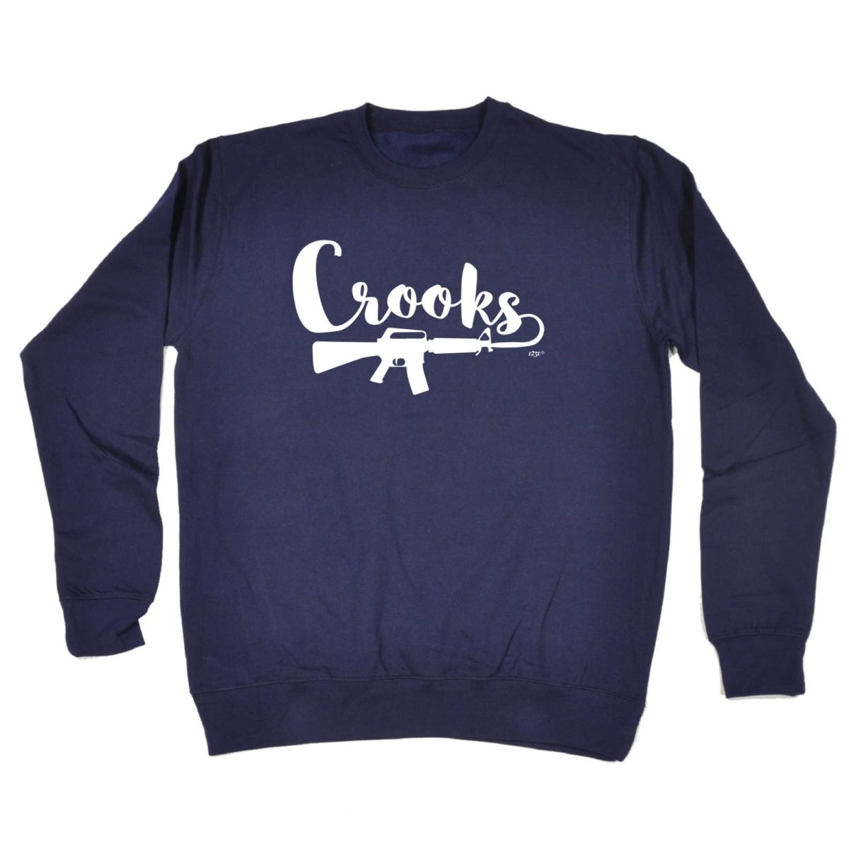 Crooks - Funny Novelty Sweatshirt - 123t Australia | Funny T-Shirts Mugs Novelty Gifts