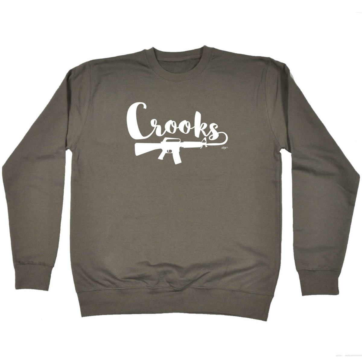 Crooks - Funny Novelty Sweatshirt - 123t Australia | Funny T-Shirts Mugs Novelty Gifts