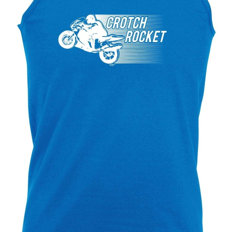 Crotch Rocket Motorbike - Funny Novelty Vest Singlet Unisex Tank Top - 123t Australia | Funny T-Shirts Mugs Novelty Gifts