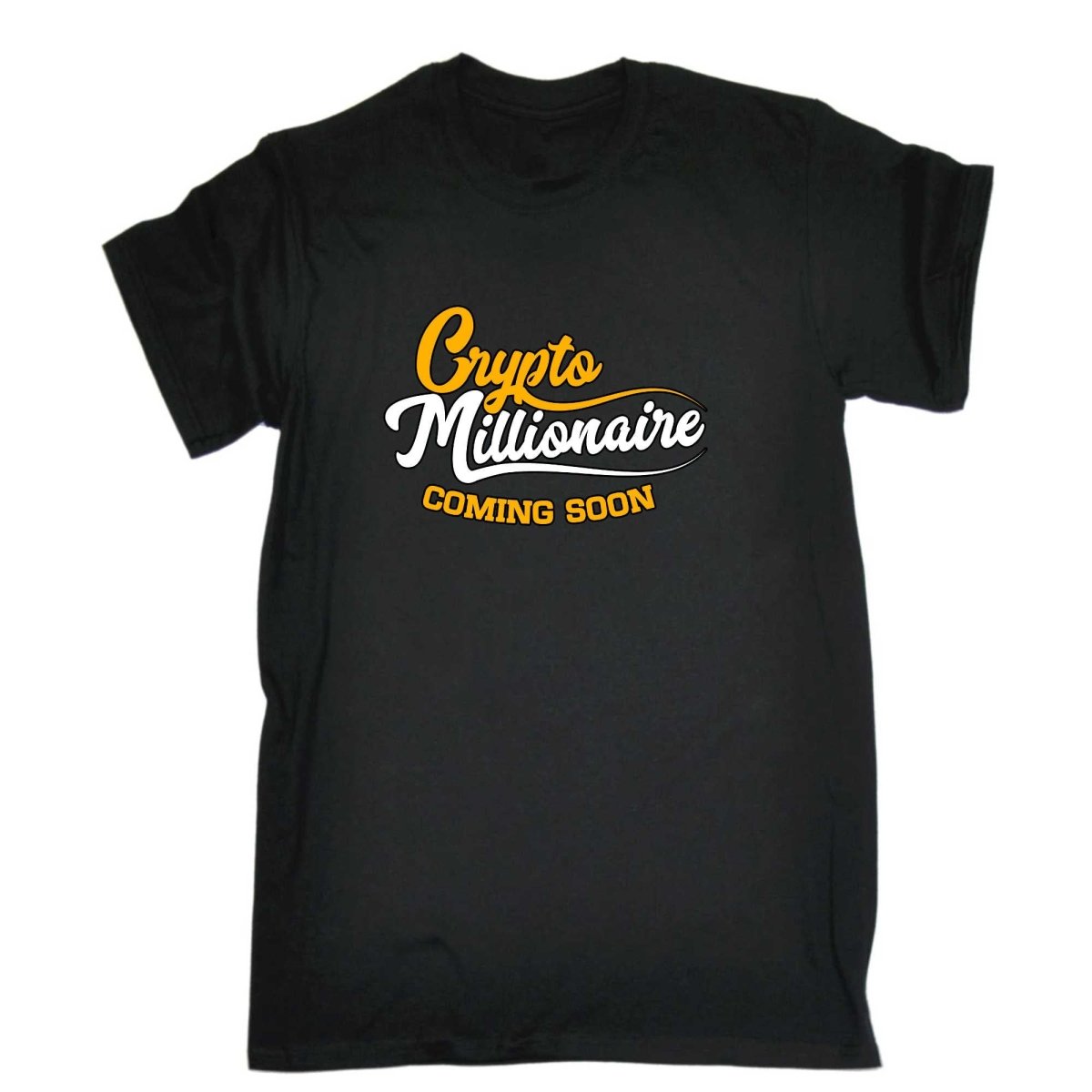 Crypto Millionaire Comming Soon Bitcoin - Mens Funny T-Shirt Tshirts - 123t Australia | Funny T-Shirts Mugs Novelty Gifts