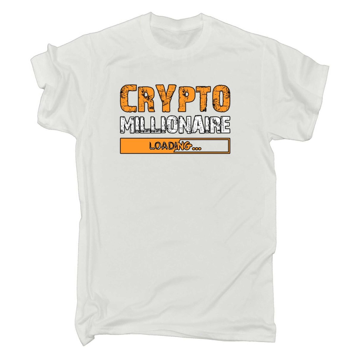 Crypto Millionaire Loading Bitcoin Currency - Mens Funny T-Shirt Tshirts - 123t Australia | Funny T-Shirts Mugs Novelty Gifts