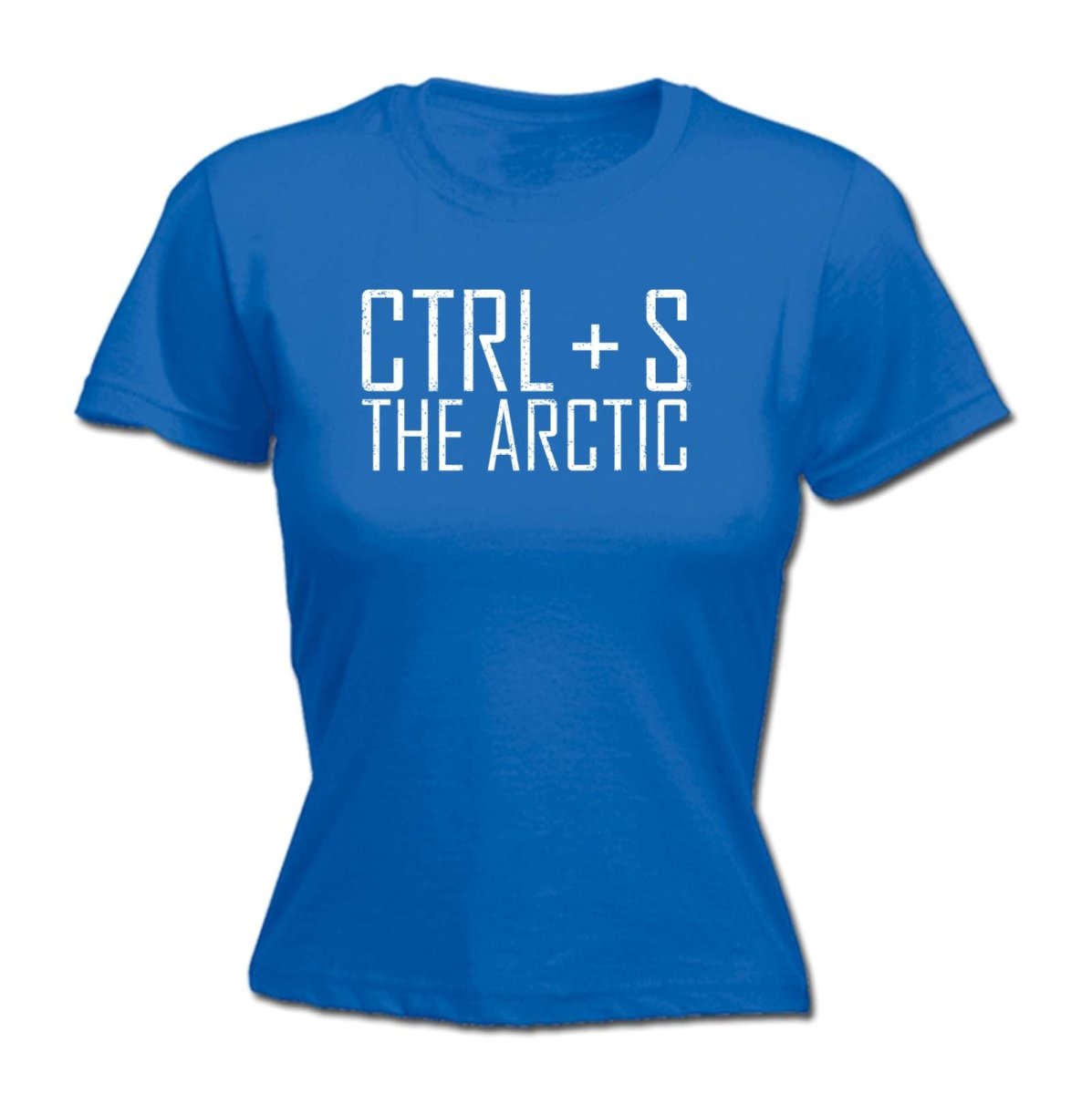 Ctrl S Save The Arctic - Funny Novelty Womens T-Shirt T Shirt Tshirt - 123t Australia | Funny T-Shirts Mugs Novelty Gifts