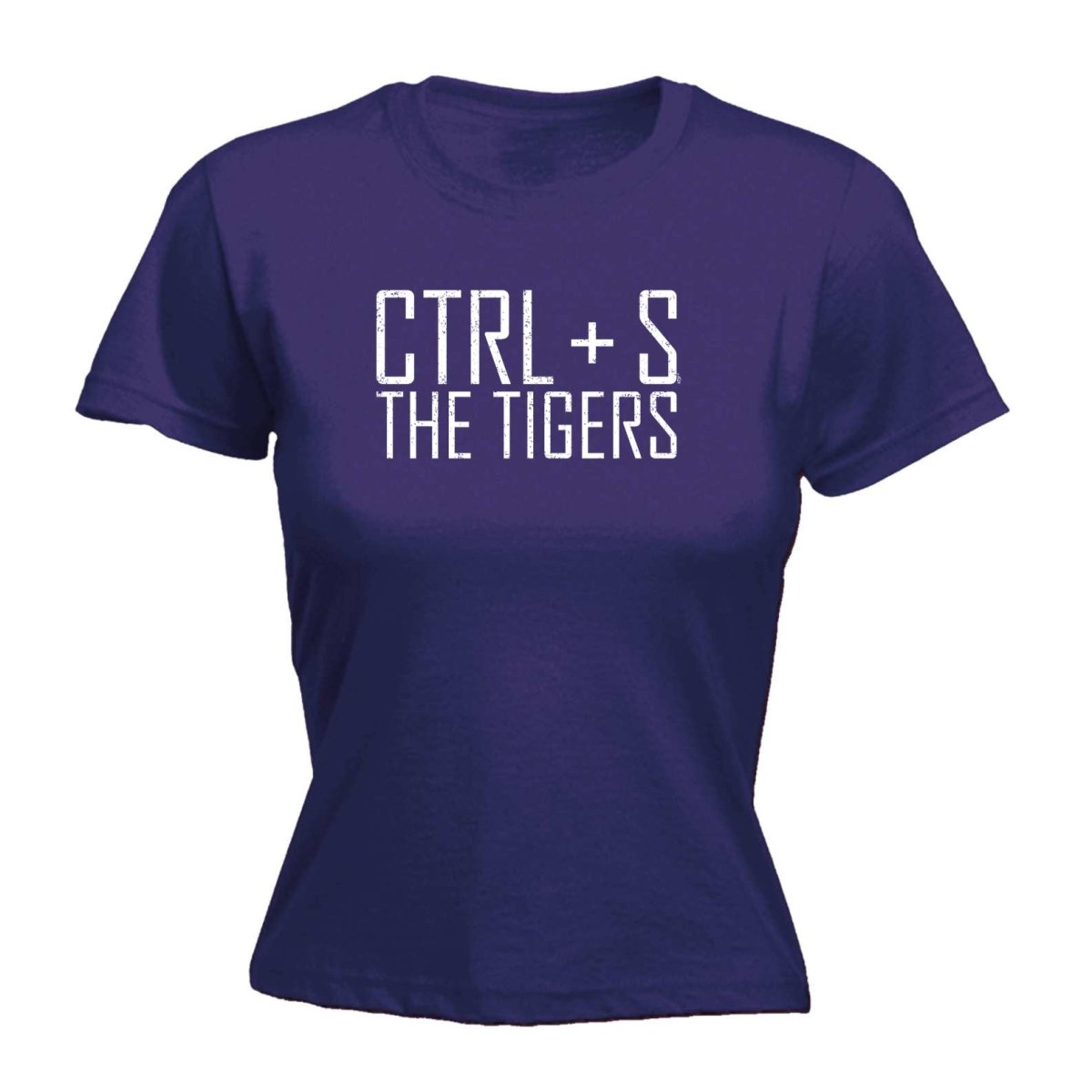 Ctrl S Save The Tigers - Funny Novelty Womens T-Shirt T Shirt Tshirt - 123t Australia | Funny T-Shirts Mugs Novelty Gifts
