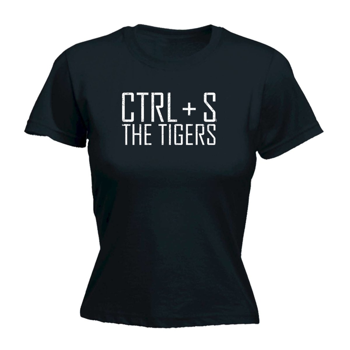 Ctrl S Save The Tigers - Funny Novelty Womens T-Shirt T Shirt Tshirt - 123t Australia | Funny T-Shirts Mugs Novelty Gifts