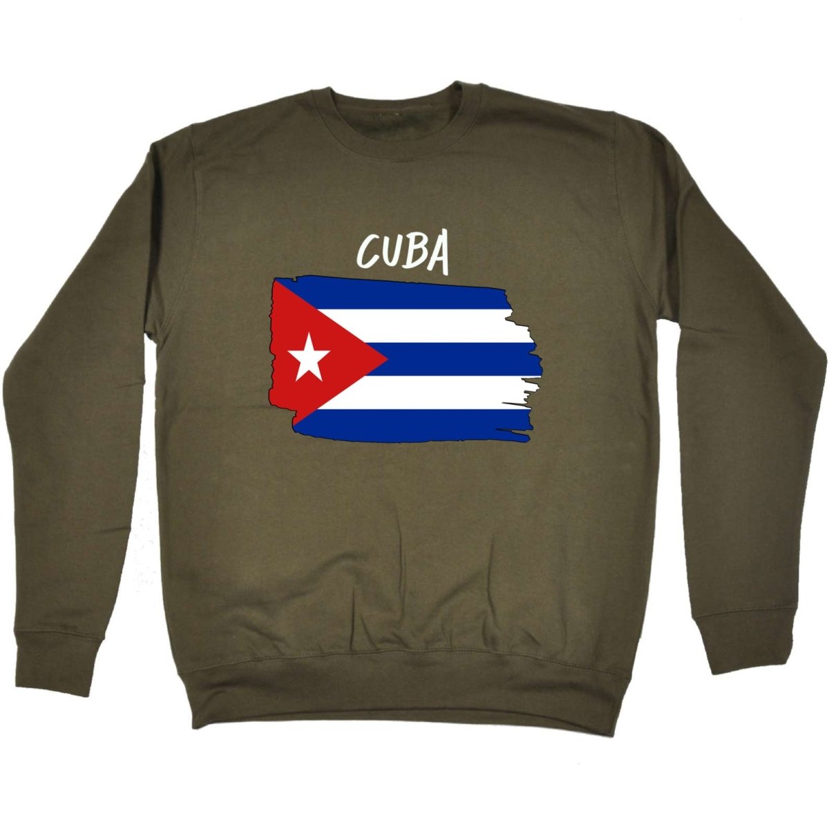Cuba Country Flag Nationality - Sweatshirt - 123t Australia | Funny T-Shirts Mugs Novelty Gifts
