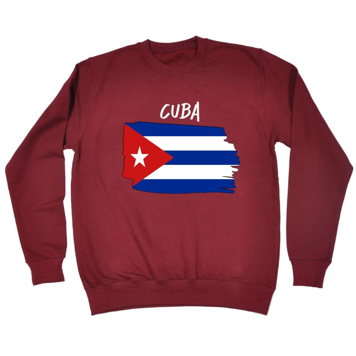 Cuba Country Flag Nationality - Sweatshirt - 123t Australia | Funny T-Shirts Mugs Novelty Gifts