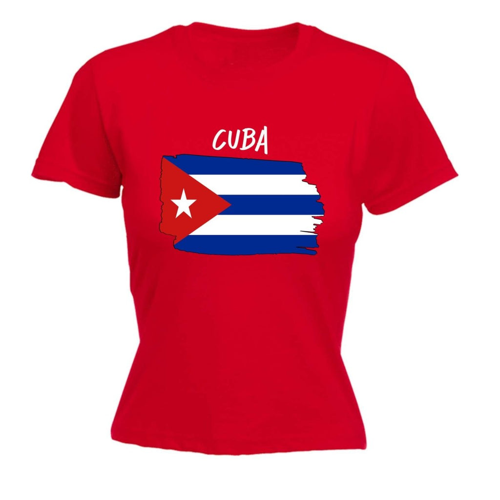Cuba Country Flag Nationality - Womens T-Shirt T Shirt Tshirt - 123t Australia | Funny T-Shirts Mugs Novelty Gifts