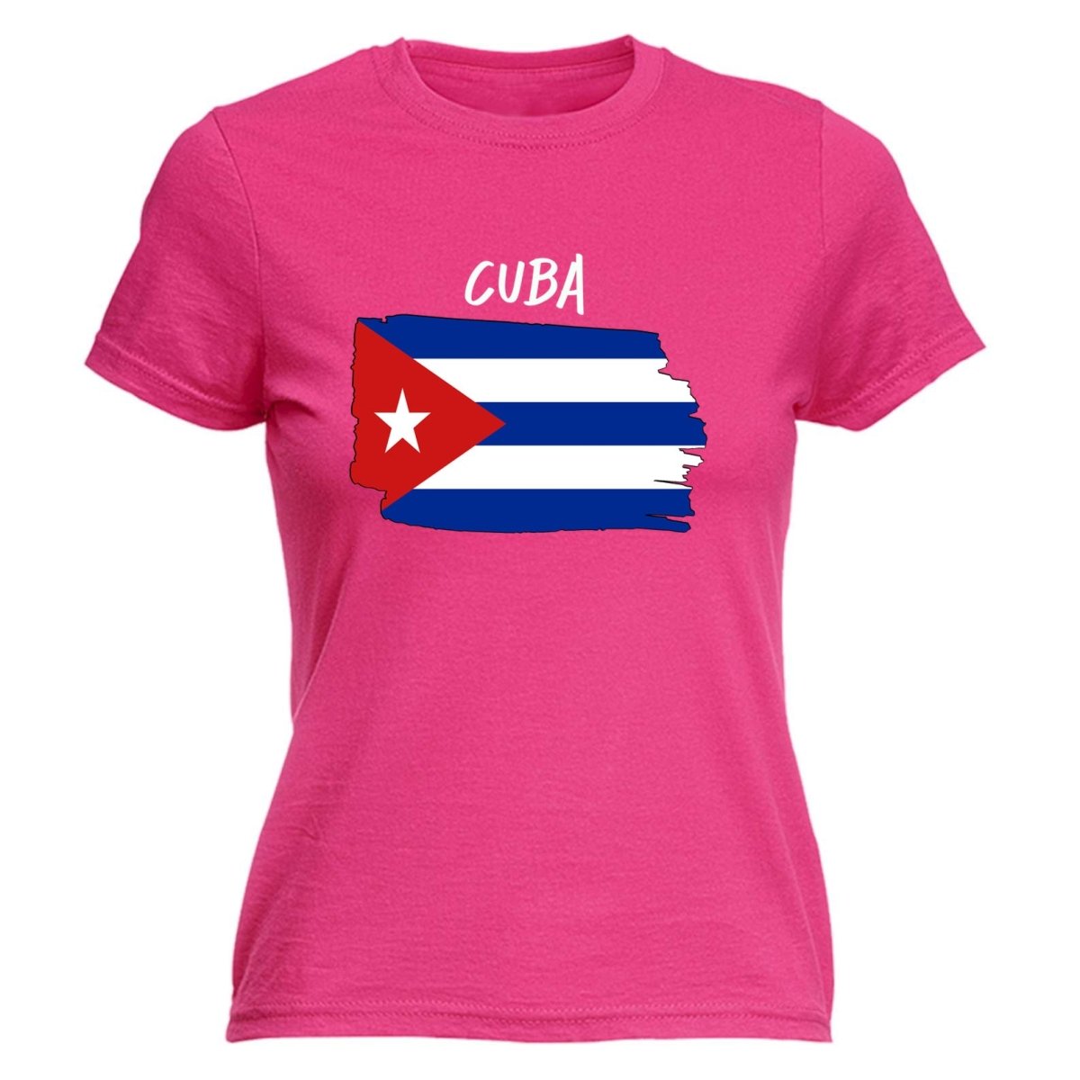 Cuba Country Flag Nationality - Womens T-Shirt T Shirt Tshirt - 123t Australia | Funny T-Shirts Mugs Novelty Gifts
