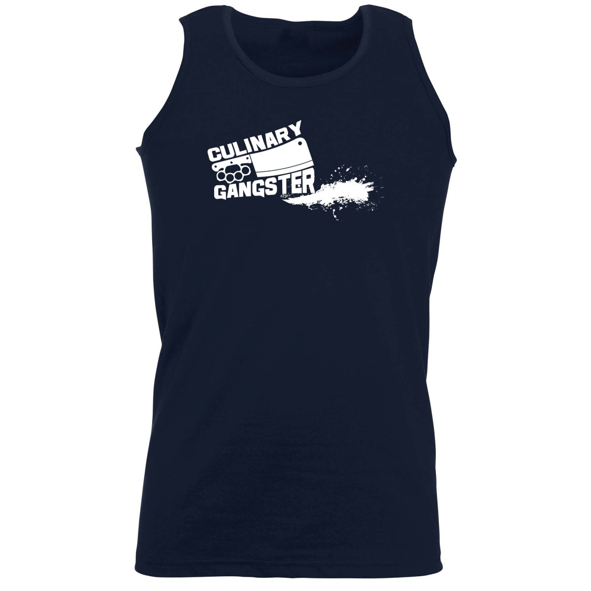 Culinary Gangster Chef Cooking - Funny Novelty Vest Singlet Unisex Tank Top - 123t Australia | Funny T-Shirts Mugs Novelty Gifts
