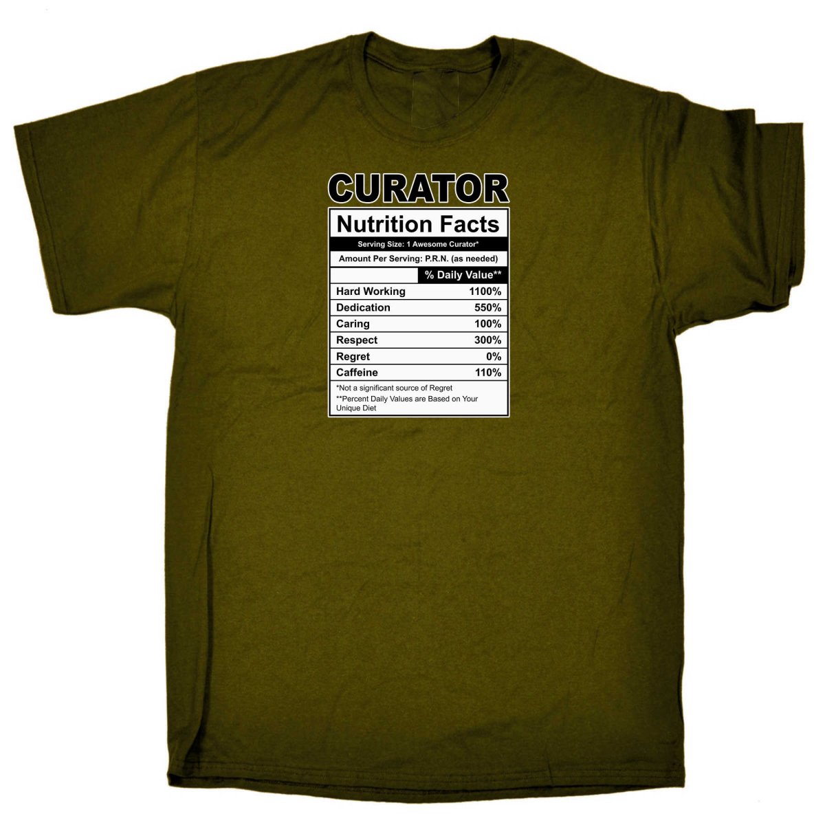 Curatot Nutrition Facts - Mens Funny T-Shirt Tshirts - 123t Australia | Funny T-Shirts Mugs Novelty Gifts