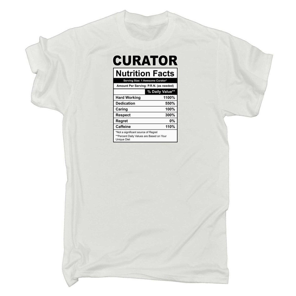 Curatot Nutrition Facts - Mens Funny T-Shirt Tshirts - 123t Australia | Funny T-Shirts Mugs Novelty Gifts