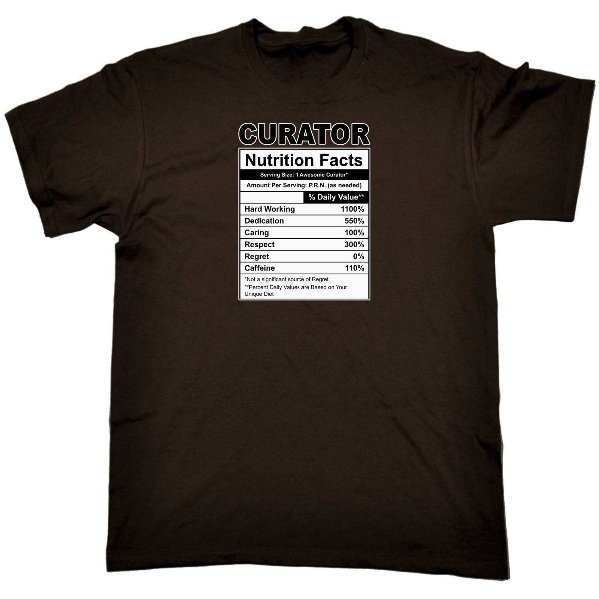 Curatot Nutrition Facts - Mens Funny T-Shirt Tshirts - 123t Australia | Funny T-Shirts Mugs Novelty Gifts