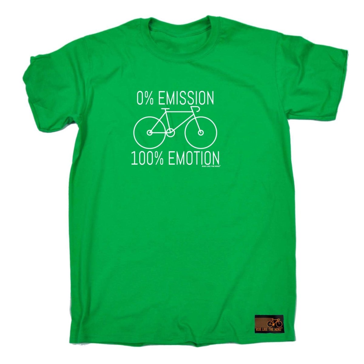 Cycling Rltw 0 Emissions 100 Emotion - Mens Funny Novelty T-Shirt TShirt / T Shirt - 123t Australia | Funny T-Shirts Mugs Novelty Gifts