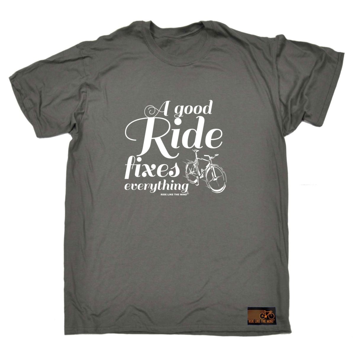 Cycling Rltw A Good Ride Fixes Everything - Mens Funny Novelty T-Shirt TShirt / T Shirt - 123t Australia | Funny T-Shirts Mugs Novelty Gifts