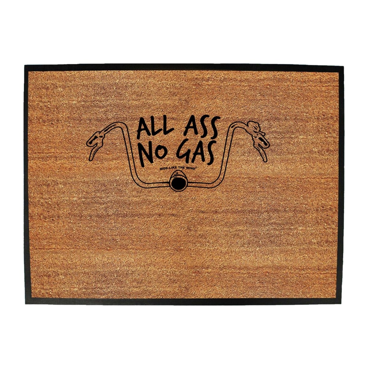 Cycling Rltw All Ass No Gas - Funny Novelty Doormat Man Cave Floor mat - 123t Australia | Funny T-Shirts Mugs Novelty Gifts