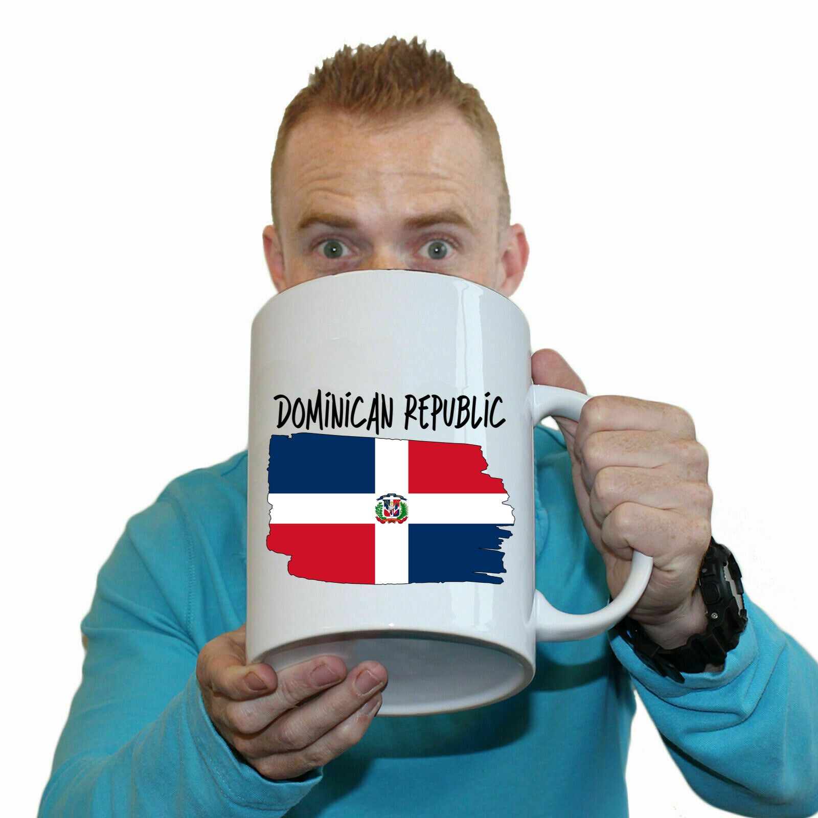 Dominican Republic - Funny Giant 2 Litre Mug