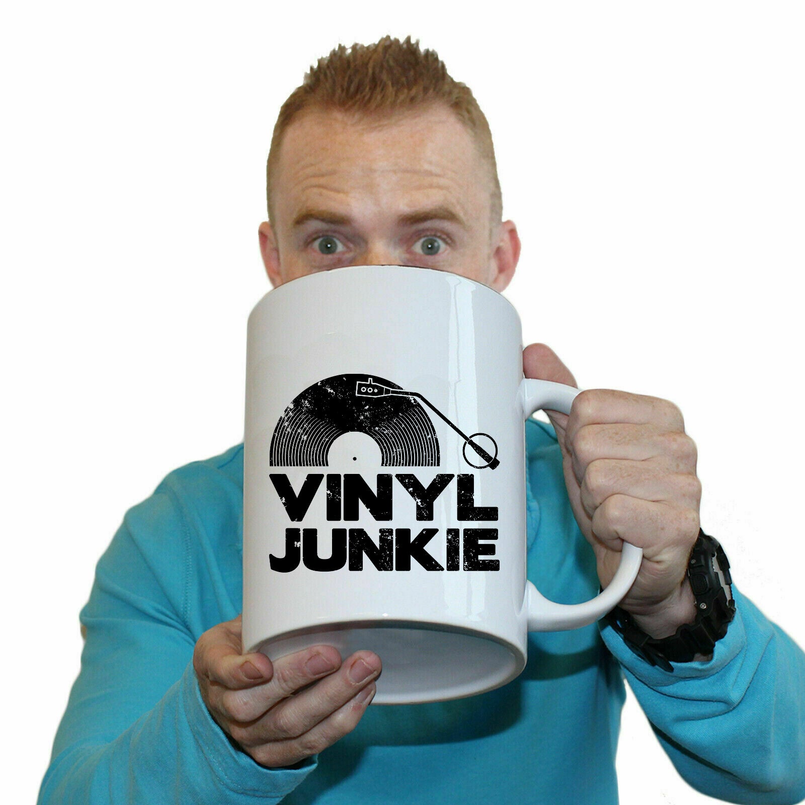 Vinyl Junkie - Funny Giant 2 Litre Mug
