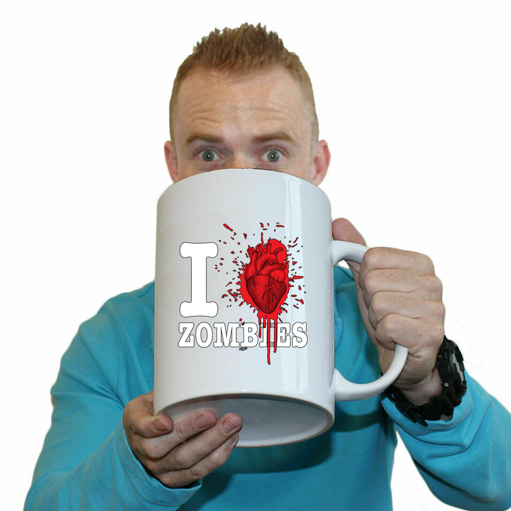 Love Zombies - Funny Giant 2 Litre Mug