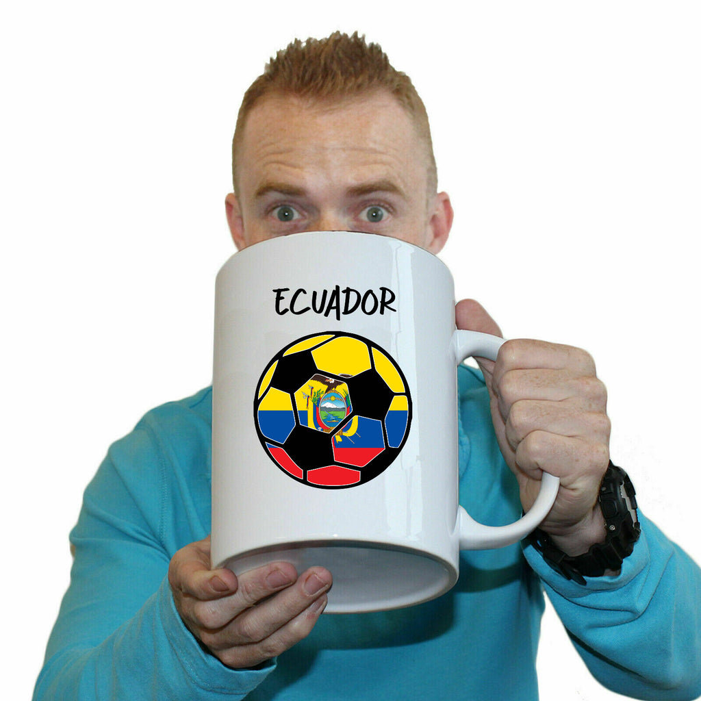 Ecuador Football - Funny Giant 2 Litre Mug