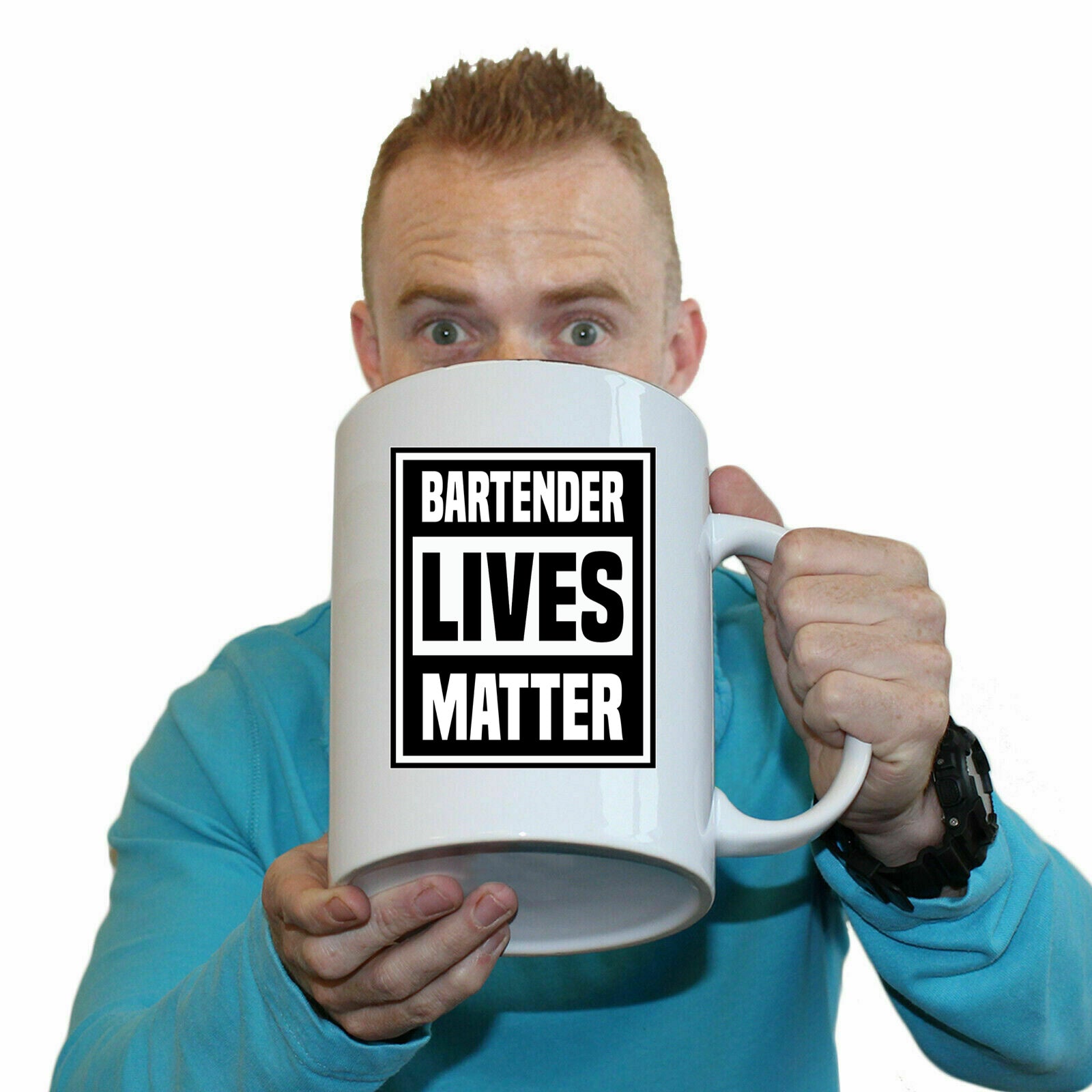 Bartender Lives Matter Pub Hotel - Funny Giant 2 Litre Mug