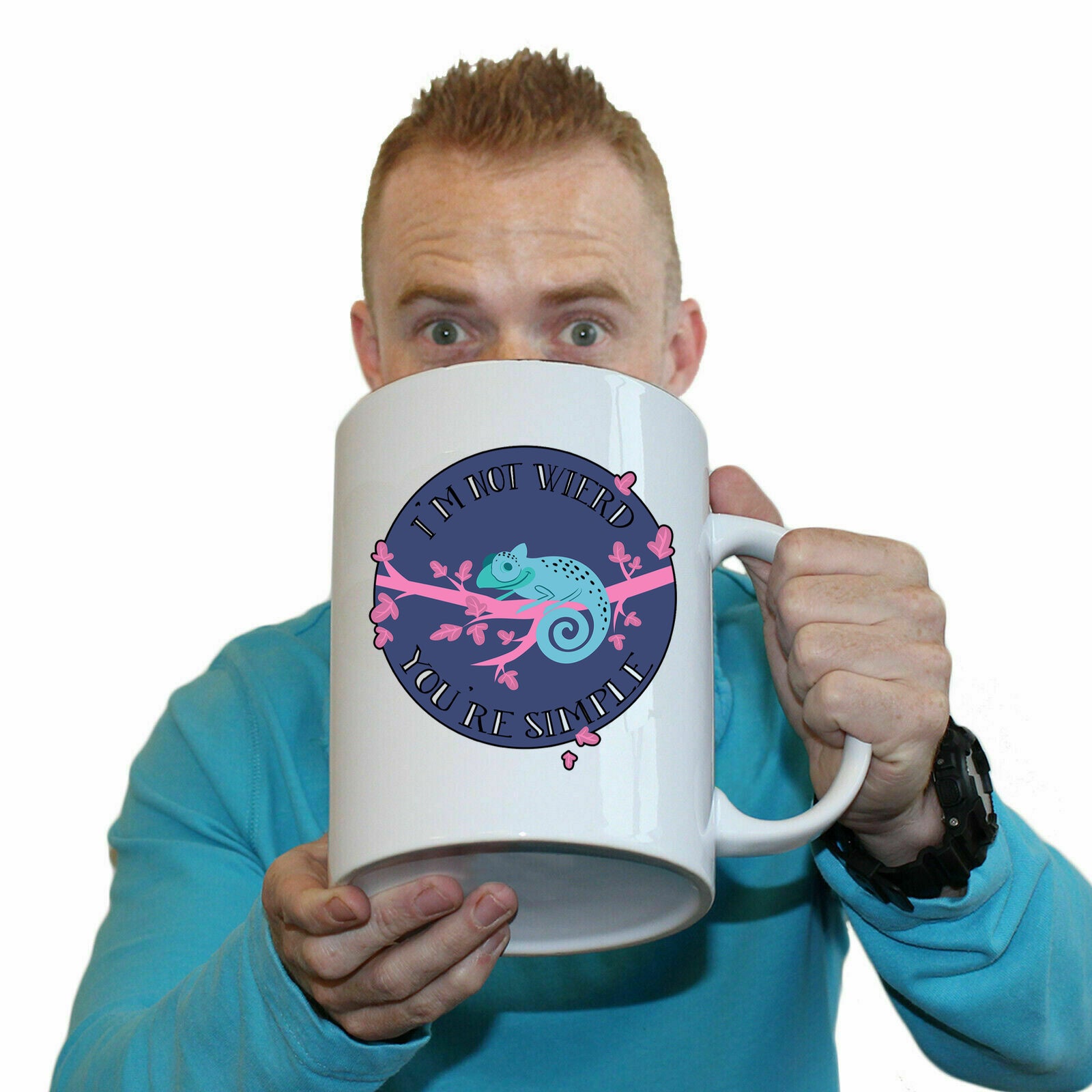 Im Not Wierd Youre Simple - Funny Giant 2 Litre Mug