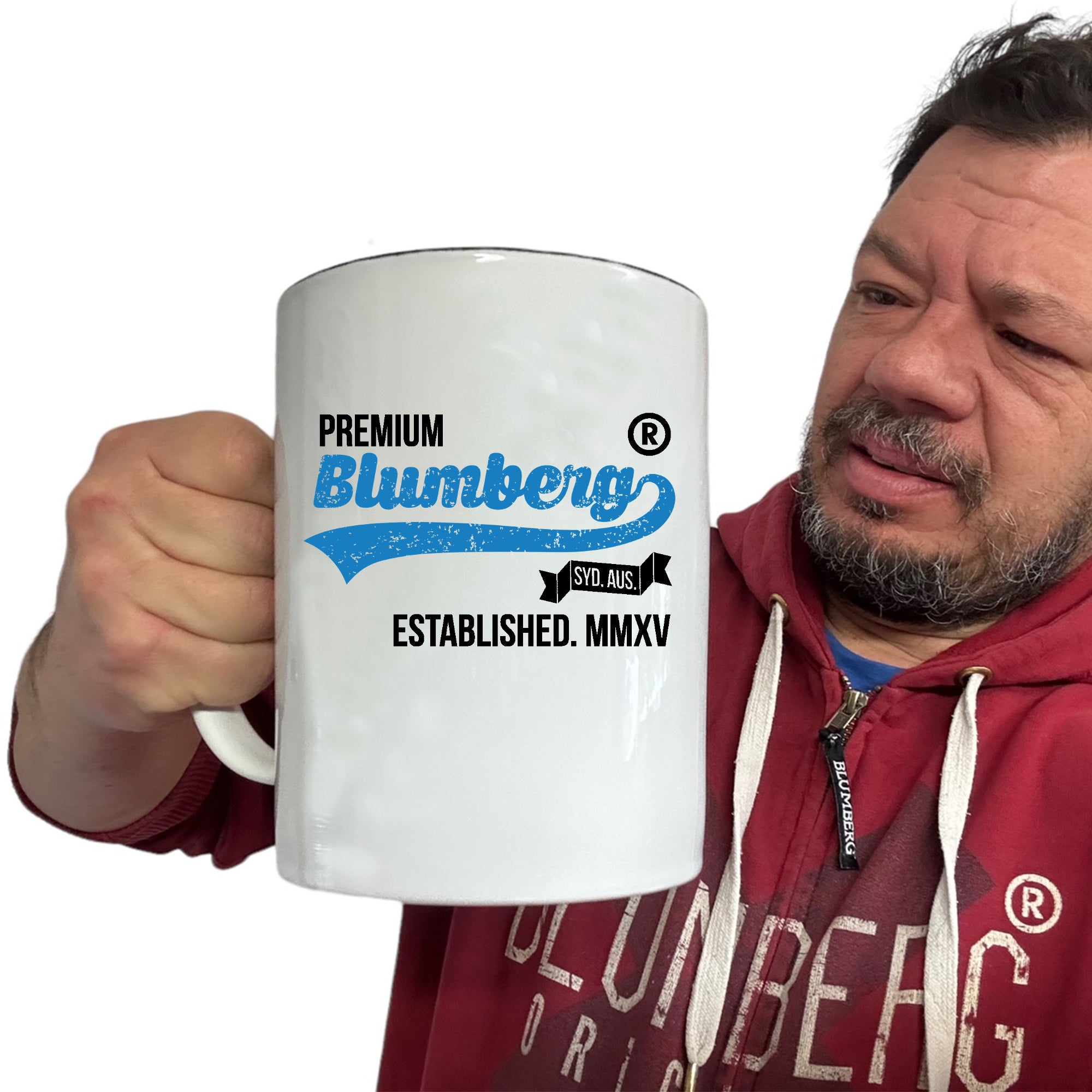 Blumberg Premium Syd Aus Established Mmxv Australia - Funny Giant 2 Litre Mug