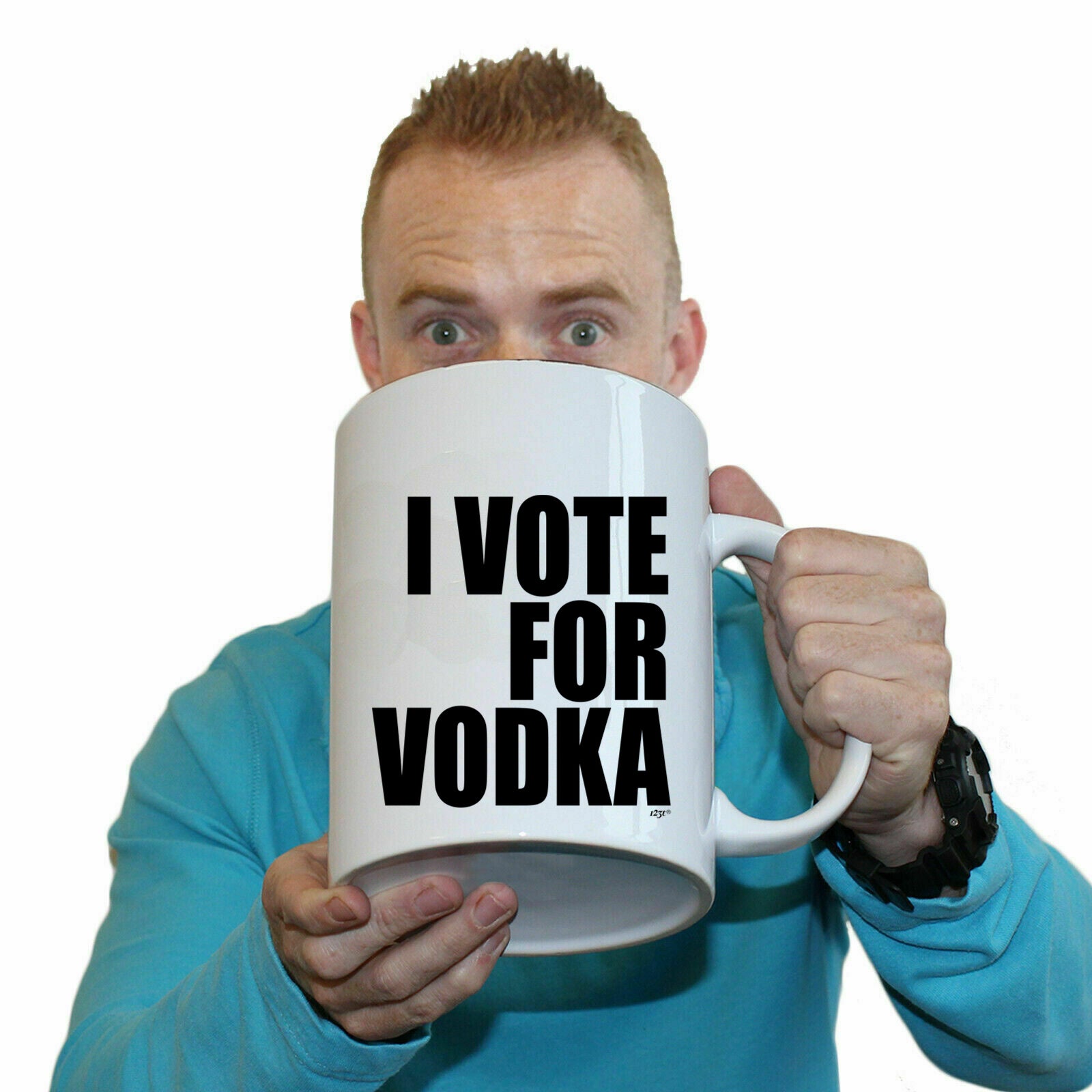 Vote For Vodka - Funny Giant 2 Litre Mug
