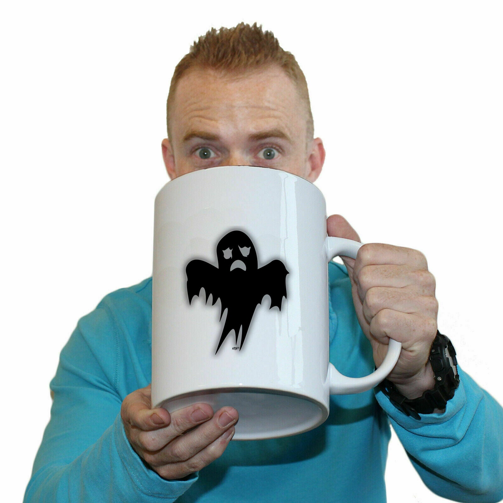 Ghost Glow In The Dark - Funny Giant 2 Litre Mug Cup