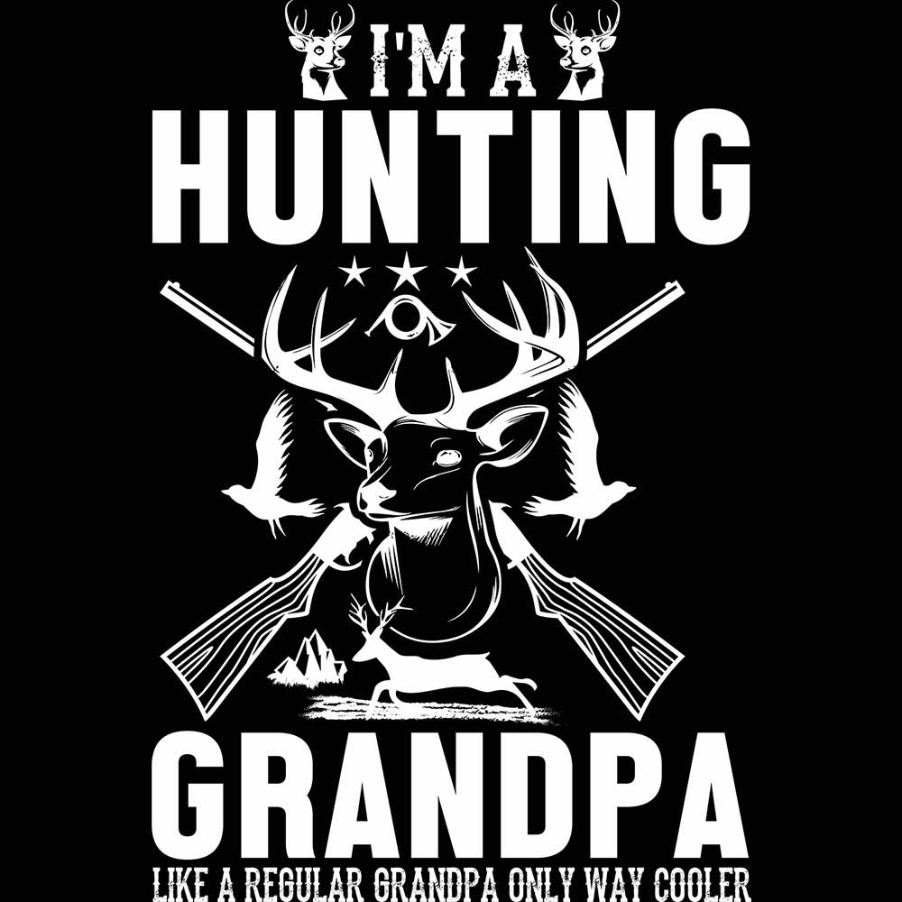 Hunting Grandpa Hunt - Mens 123t Funny T-Shirt Tshirts
