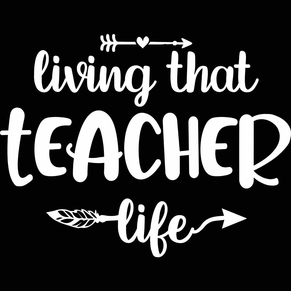 Living That Teacher Life School - Mens 123t Funny T-Shirt Tshirts