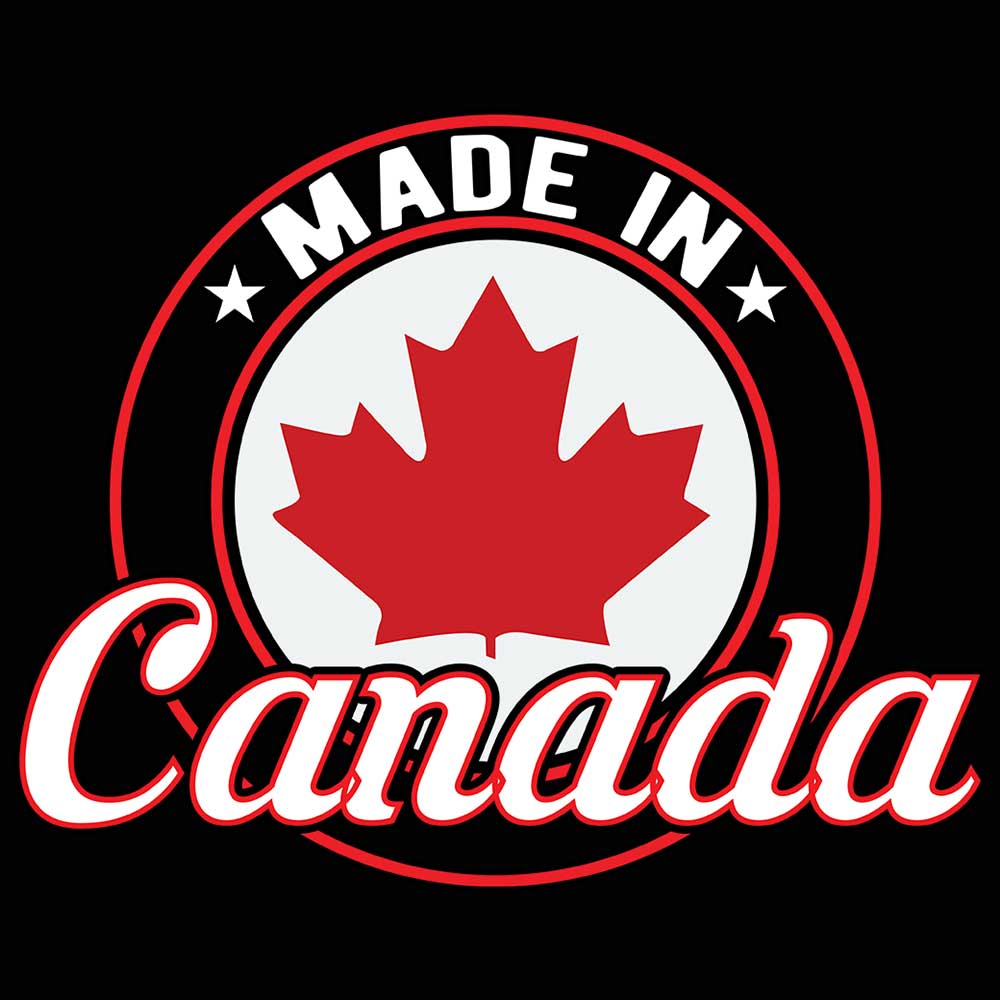 Made In Canada V2 Colour - Mens 123t Funny T-Shirt Tshirts