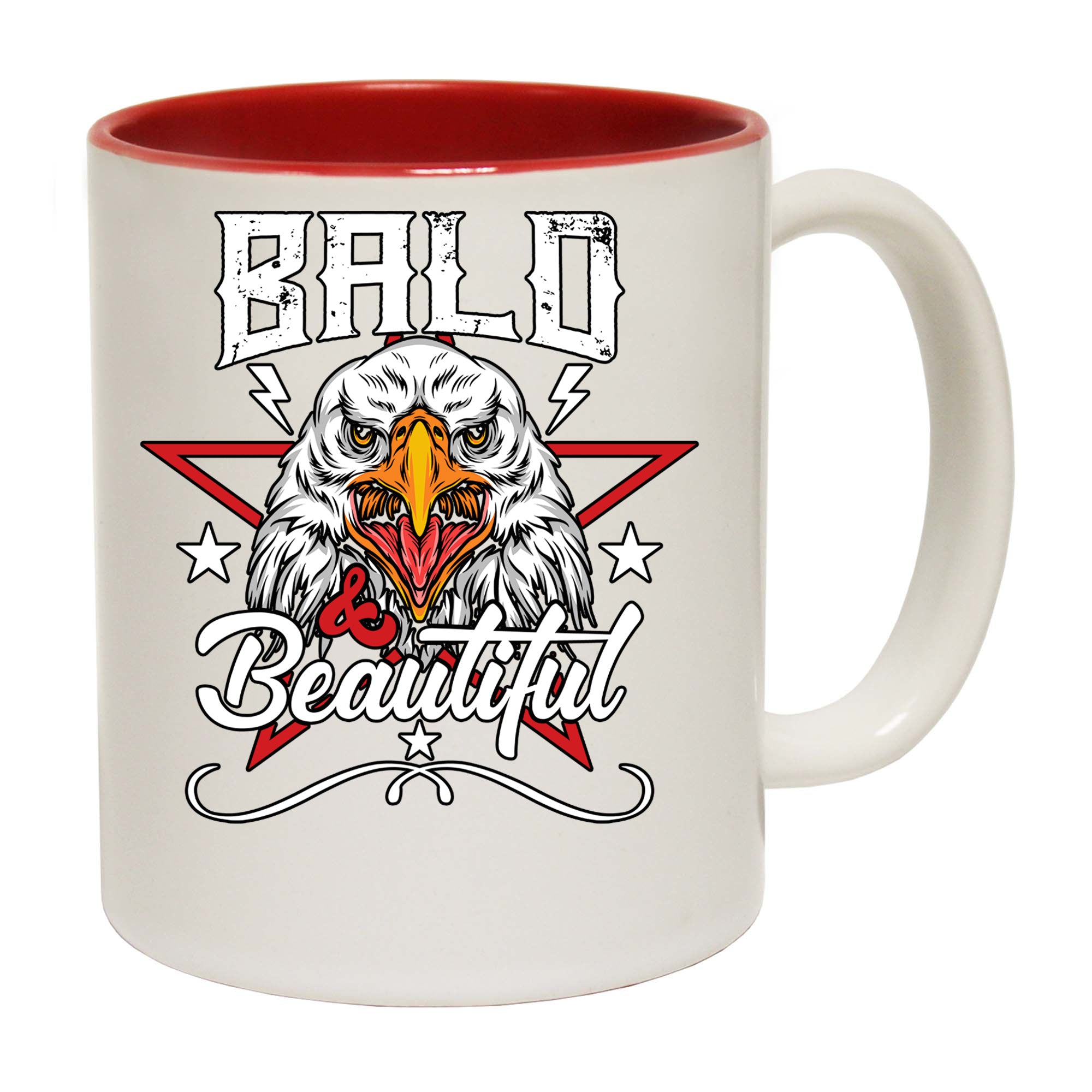 Bald And Beautiful Eagle Bird - Funny Coffee Mug