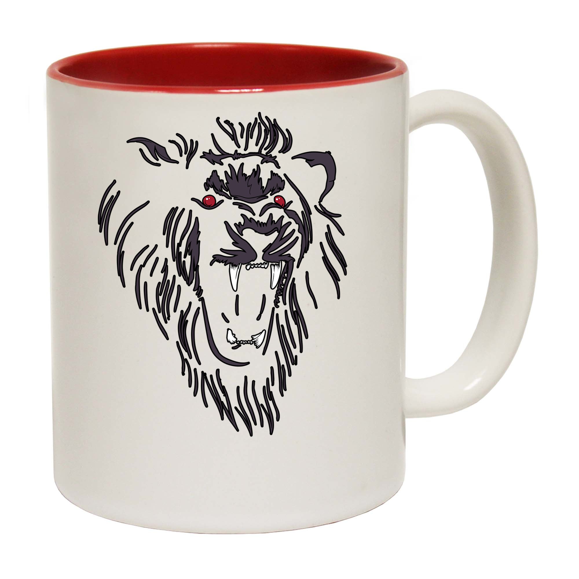 Lion Raw - Funny Coffee Mug