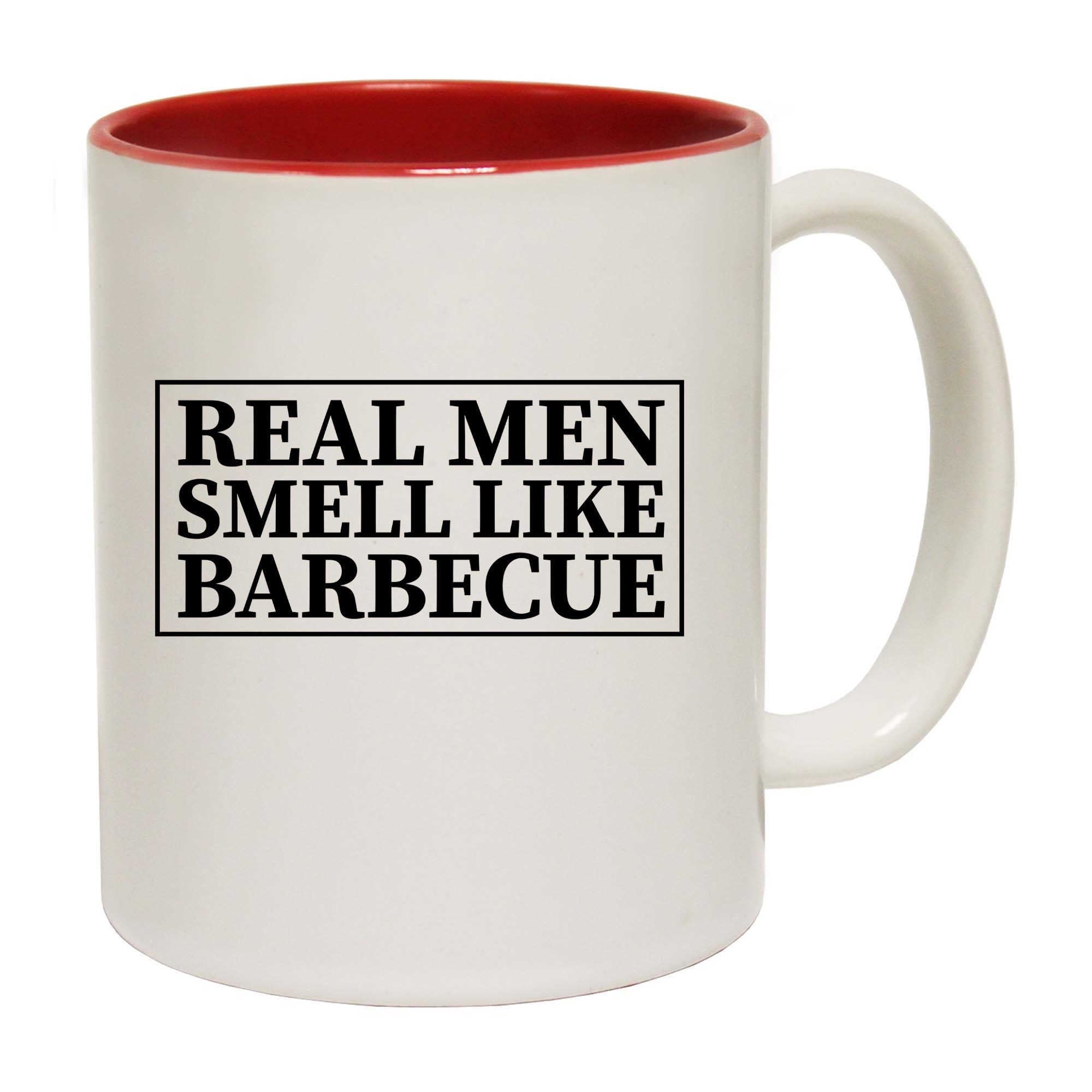 Real Men Smell Like Barbecue Bbq V1 Grilling - Funny Coffee Mug